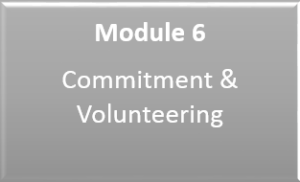 Link to Module 6: Commitment and Volunteering