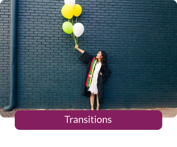 Button link to resources for Transitions