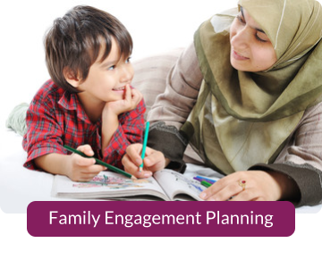 Button link to resources for Family Engagement Planning