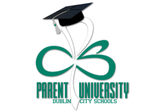 Dublin City Schools Parent University Logo 