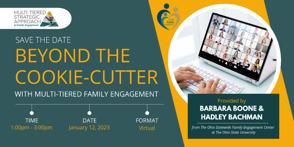 Beyond the Cookie-Cutter with Multi-Tiered Family Engagement (PaTTAN Webinar)-Jan 12
