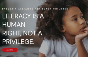 Dyslexia Alliance for Black Children Banner