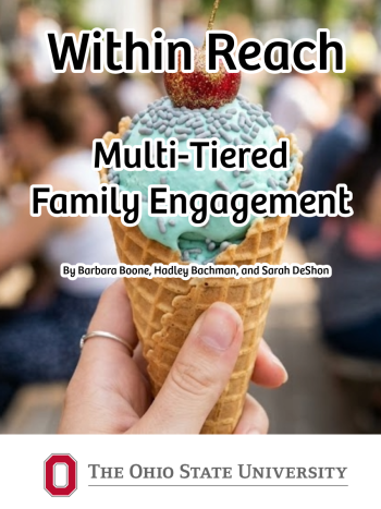 Within Reach book cover featuring an ice cream cone with a cherry on top